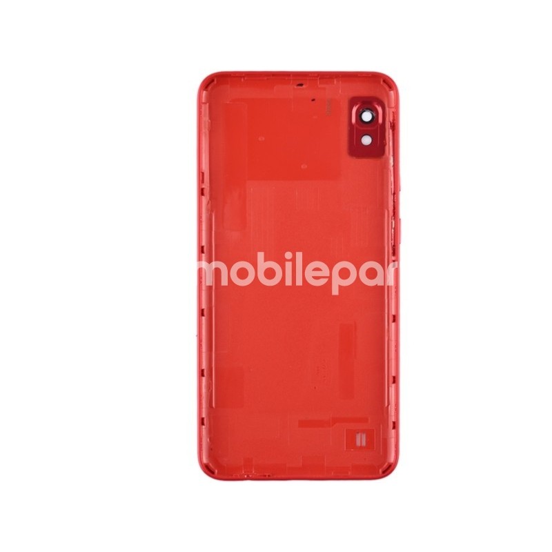 Rear Cover Red + Camera Lens Samsung SM-A105 A10 No Logo