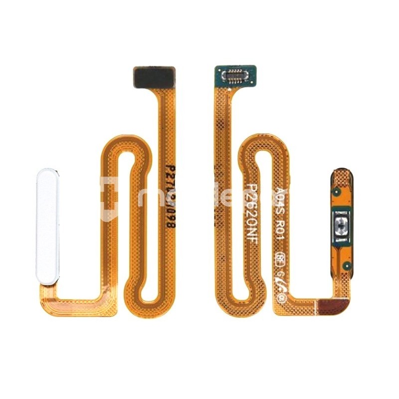 Fingerprint White Flex Cable Samsung SM-A047 A04s Ori