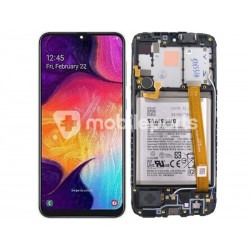 Display Touch + Frame Black Samsung SM-A202 A20e (PULLED)