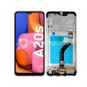 Display Touch + Frame Black Samsung SM-A207 A20S Ori
