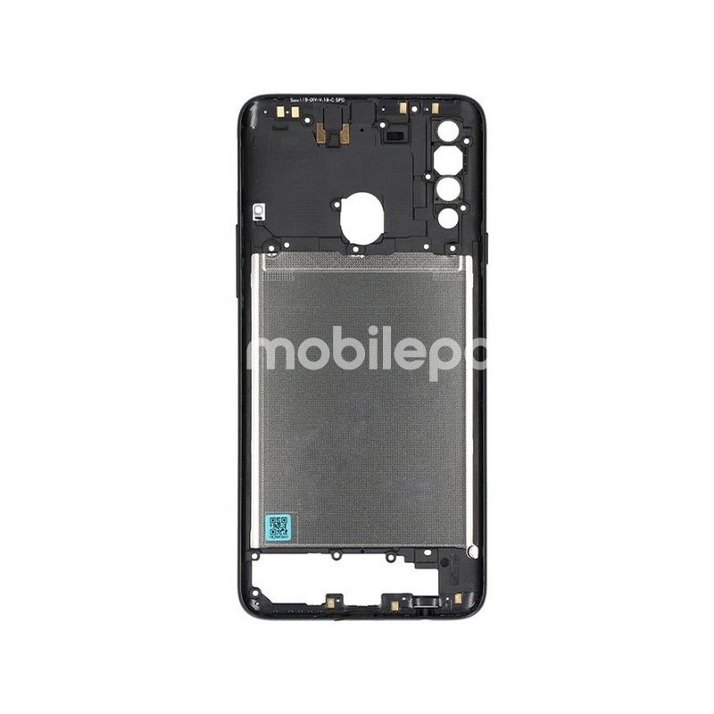 Middle Frame Black Samsung SM-A207 A20S Ori