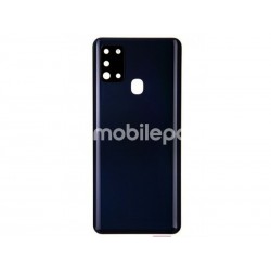 Rear Cover Black + Lens Camera Samsung SM-A217 A21s No Logo