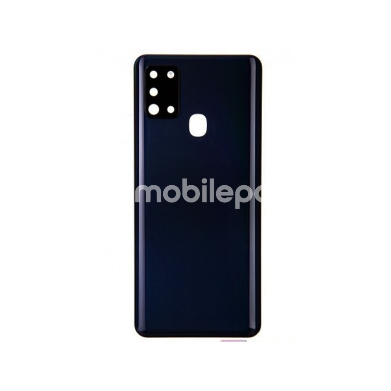Rear Cover Black + Lens Camera Samsung SM-A217 A21s No Logo