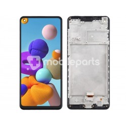 Display Touch + Frame Black Samsung SM-A217 A21s (IPS)