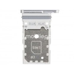 Dual Sim Tray White Samsung SM-S901 S22 Ori