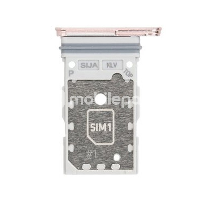 Dual Sim Tray Pink Gold Samsung SM-S906 S22+ Ori