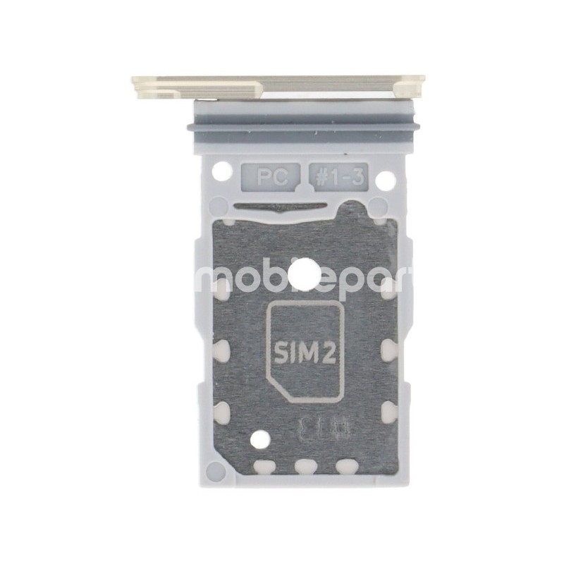 Dual Sim Card Tray Amber Yellow Samsung SM-S921 - S926 S24+