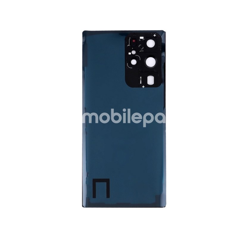 Rear Cover Black + Camera Lens Samsung SM-S908 S22 Ultra No Logo