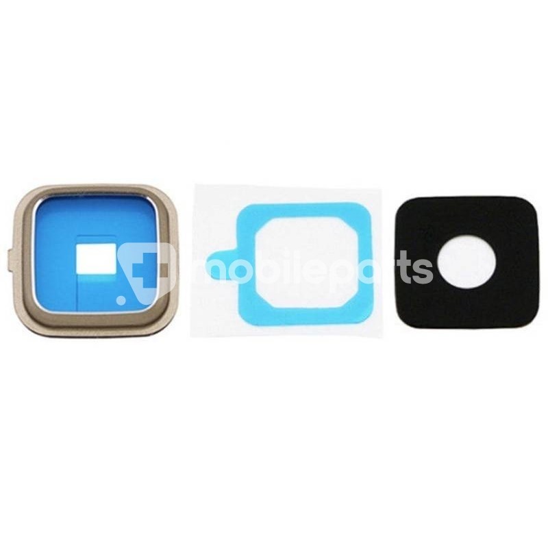 Vetrino + Frame Fotocamera Samsung SM-N910 X Versione Gold
