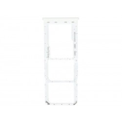 Sim Card + Micro SD Tray Pearl White Samsung SM-M307 M30s