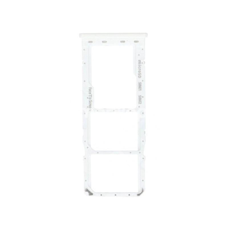 Sim Card + Micro SD Tray Pearl White Samsung SM-M307 M30s