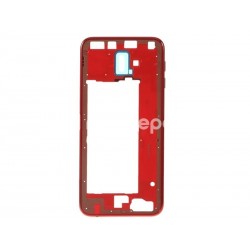 Middle Frame Red Samsung SM-J610 J6+