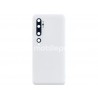 Rear Cover White + Camera Lens Xiaomi Mi Note 10 - 10 Pro No Logo