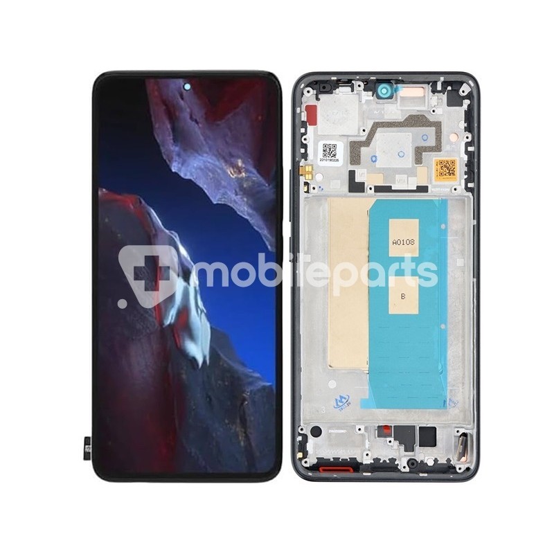 Display Touch + Frame Black Xiaomi Poco F5 Pro 5G (PULLED)