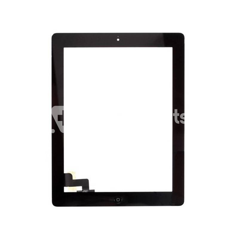 Touch Screen Nero + Biadesivo + Tasto Centrale Completo Ipad 2