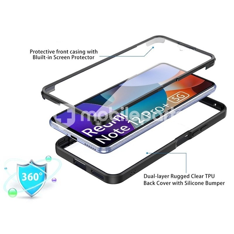 Case Protective Acrylic + TPU 360 Degree Protective Xiaomi Redmi Note 12 Pro