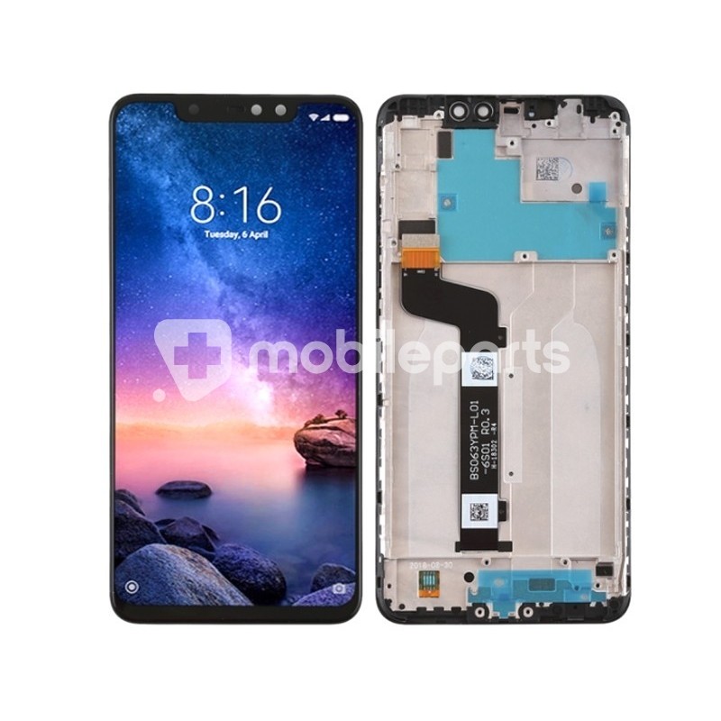 Display Touch + Frame Black Xiaomi Redmi Note 6 Pro (IPS)