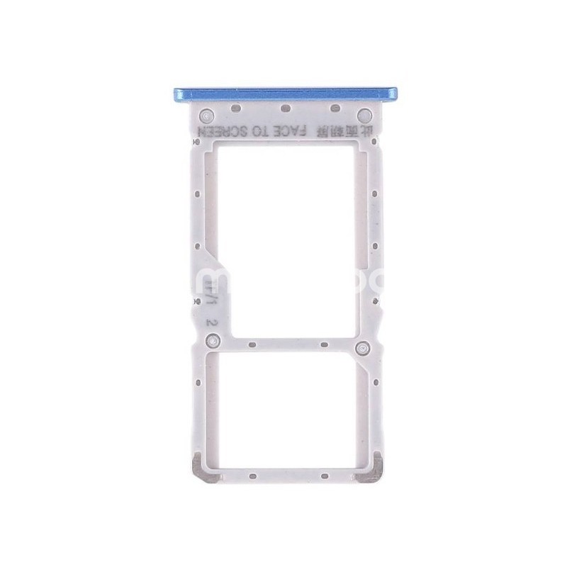 Sim Card + Micro SD Tray Blue Xiaomi Redmi Note 6 Pro
