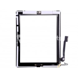 Touch Screen Bianco + Tasto Home Completo + Adesivo iPad 4