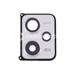 Rear Camera Lens + Frame Silver Xiaomi Redmi Note 12 Pro+