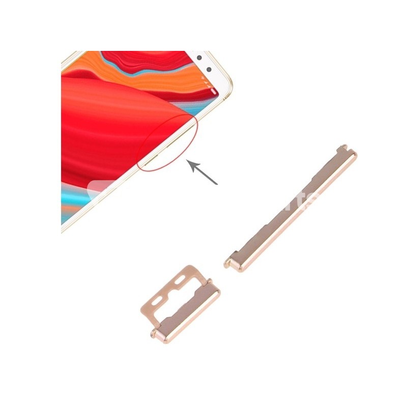 Power On Button + Volume Gold Xiaomi Redmi S2