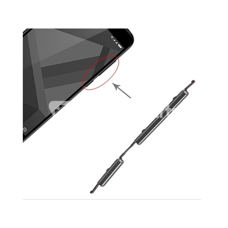 Power On Button + Volume Black Xiaomi Redmi 4X 4G