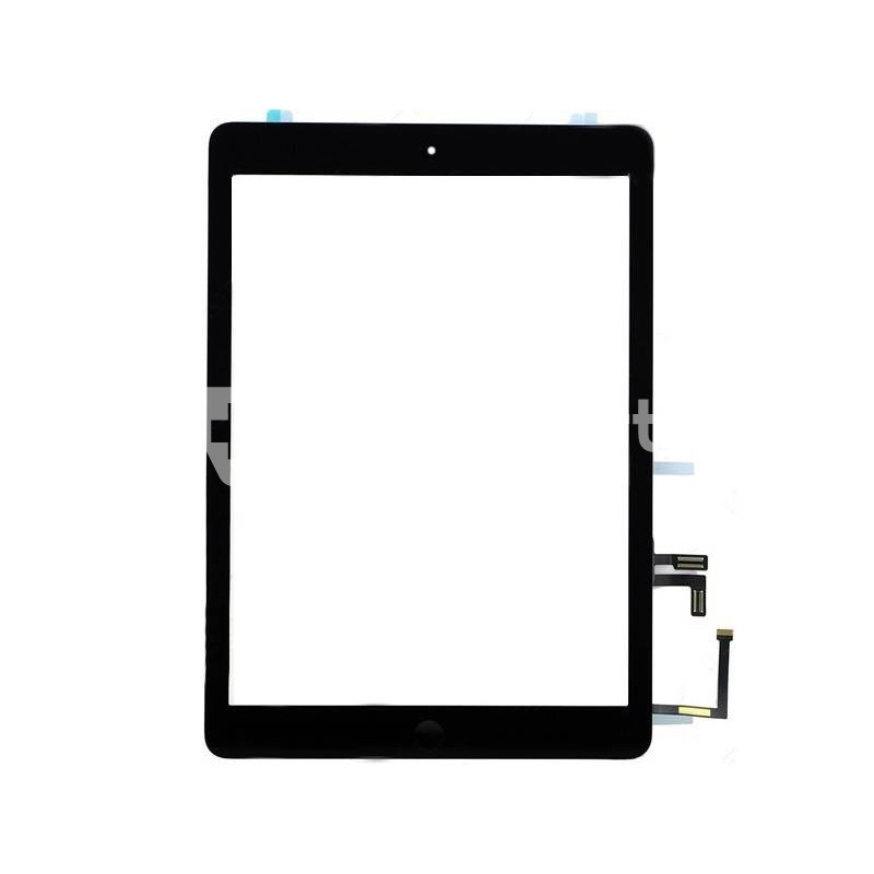 Touch Screen Nero + Biadesivo + Tasto Centrale Compleato iPad Air No Logo