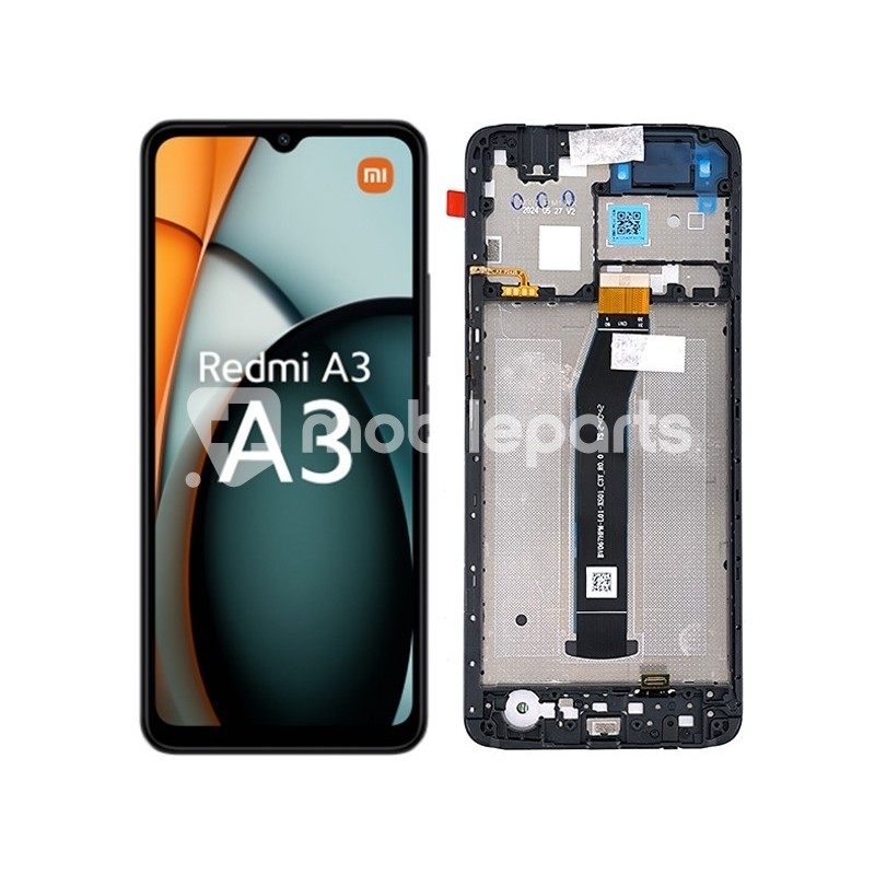 Display Touch + Frame Black Xiaomi Redmi A3 Ori