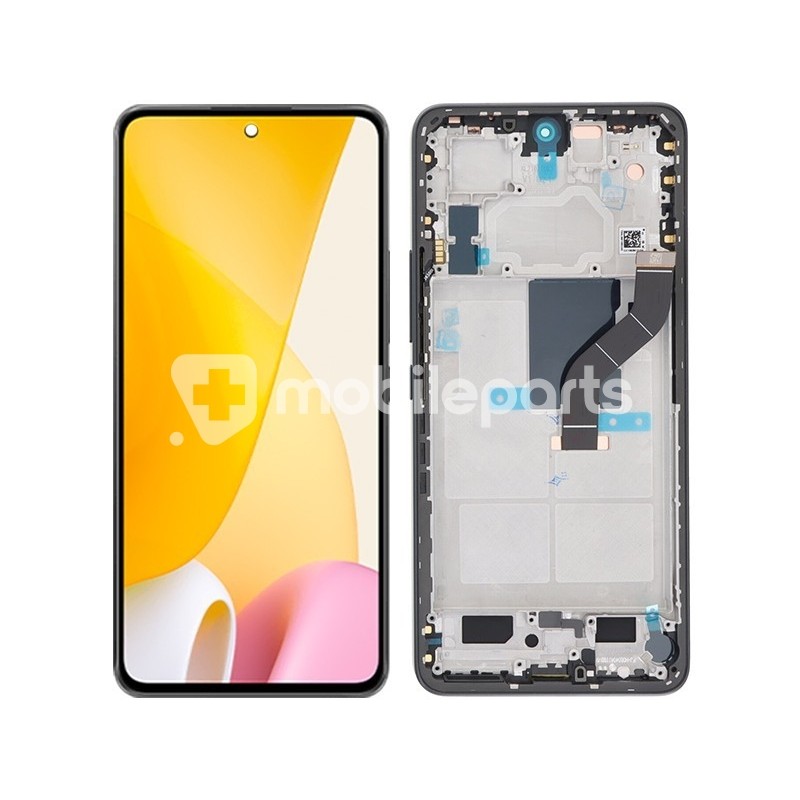 Display Touch + Frame Black Xiaomi 12 Lite (PULLED)