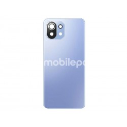 Rear Cover Blue + Camera Lens Xiaomi Mi 11 Lite - 11 Lite 5G No Logo