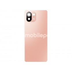 Rear Cover Pink + Camera Lens Xiaomi Mi 11 Lite - 11 Lite 5G No Logo