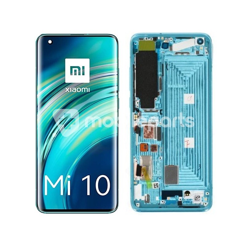 Display Touch + Frame Coral Green Xiaomi Mi 10 5G (C Version)