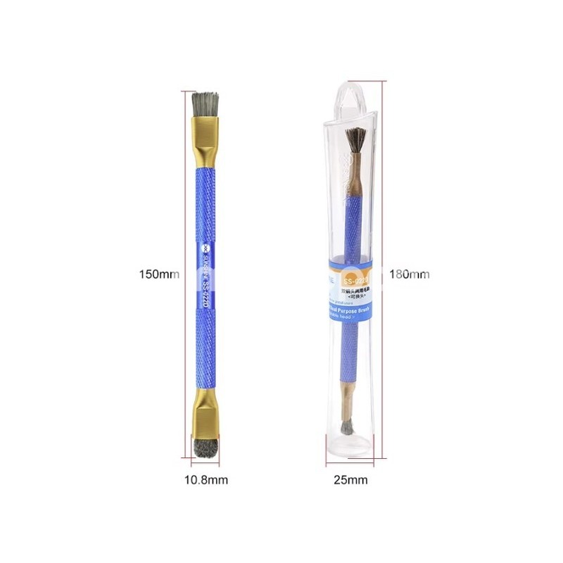 SUNSHINE SS-022D Double Copper Head Dual-Purpose Brush