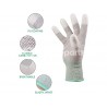 Stretchy Gloves in Carbon Fibre/pu Esd S