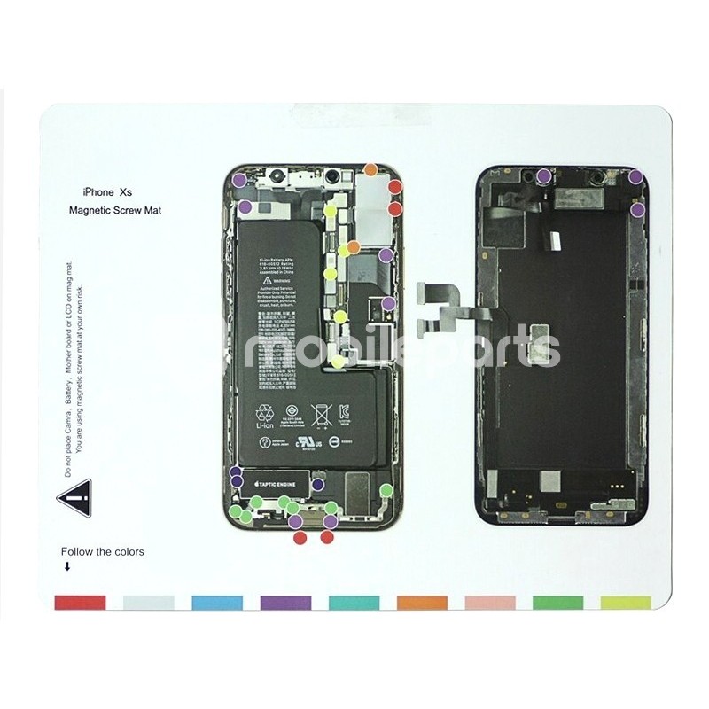 Magnetic Screw Mat iPhone XS