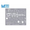 MaAnt Stencil Face ID IC-Light Sensor-Charging Port-Camera iPhone 6S - 15