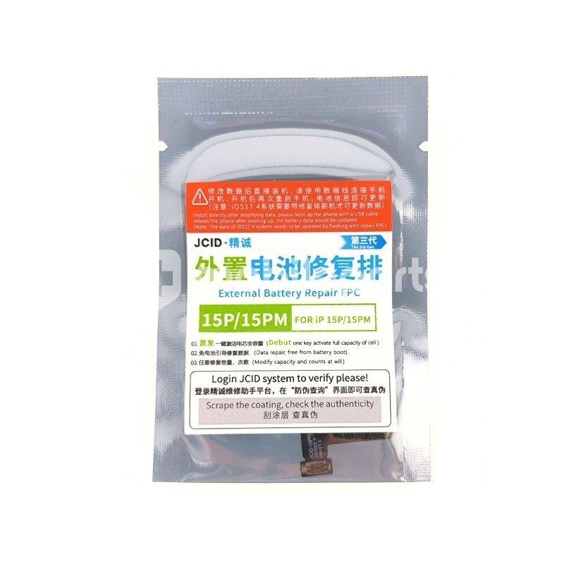 JC V1S - V1SE JCID Battery Repair Flex Cable iPhone 15 Pro - 15 Pro Max