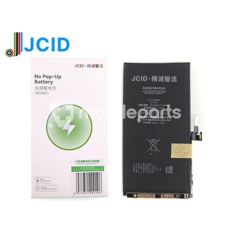 JCID Battery 3227 mAh iPhone 13 No POP-UP No Board