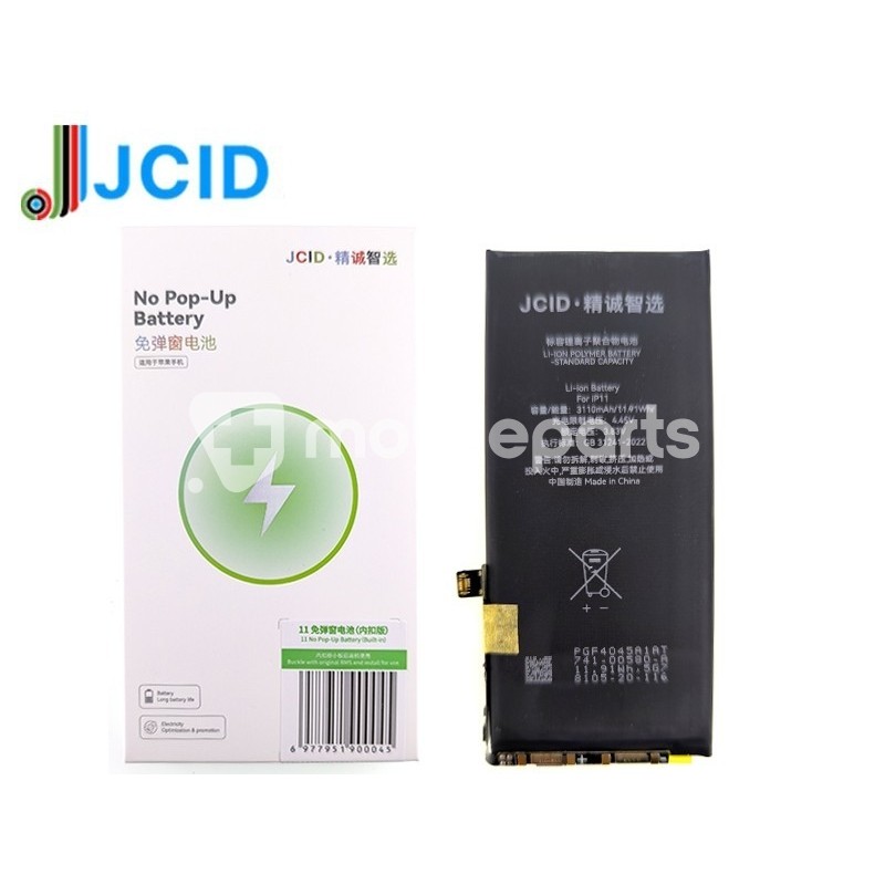 JCID Battery 3110 mAh iPhone 11 No POP-UP No Board