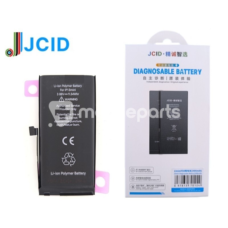 JCID Battery 2406 mAh iPhone 13 Mini Diagnosable