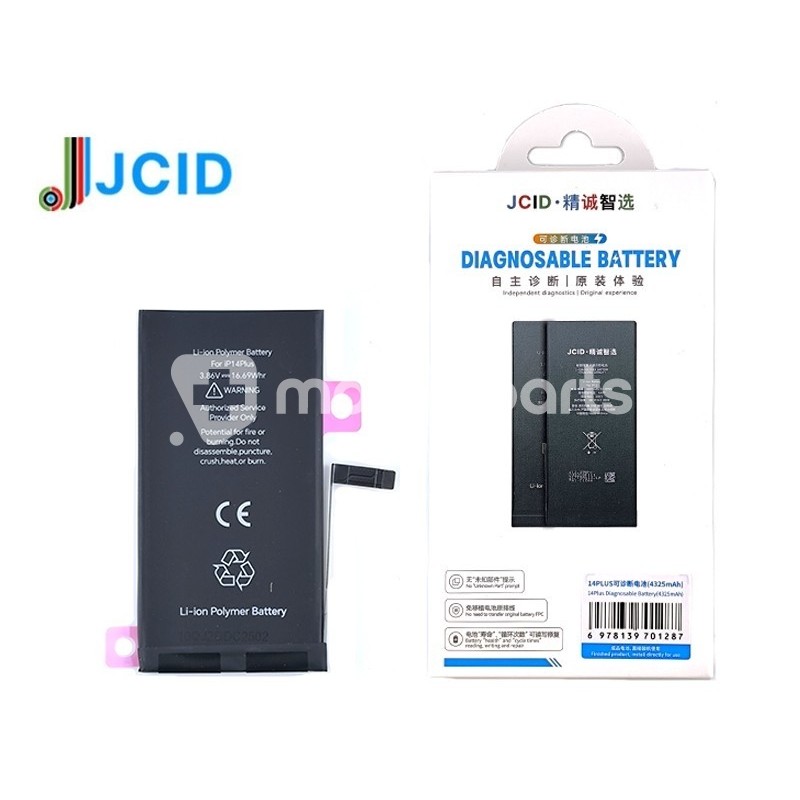 JCID Battery 4325mAh iPhone 14 Plus Diagnosable