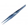 Pinzetta Blu Per Elettronica In Titanio Oftalmico 14CM