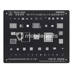 Qianli Reballing Black Stencil iPhone XS/XS Max/XR