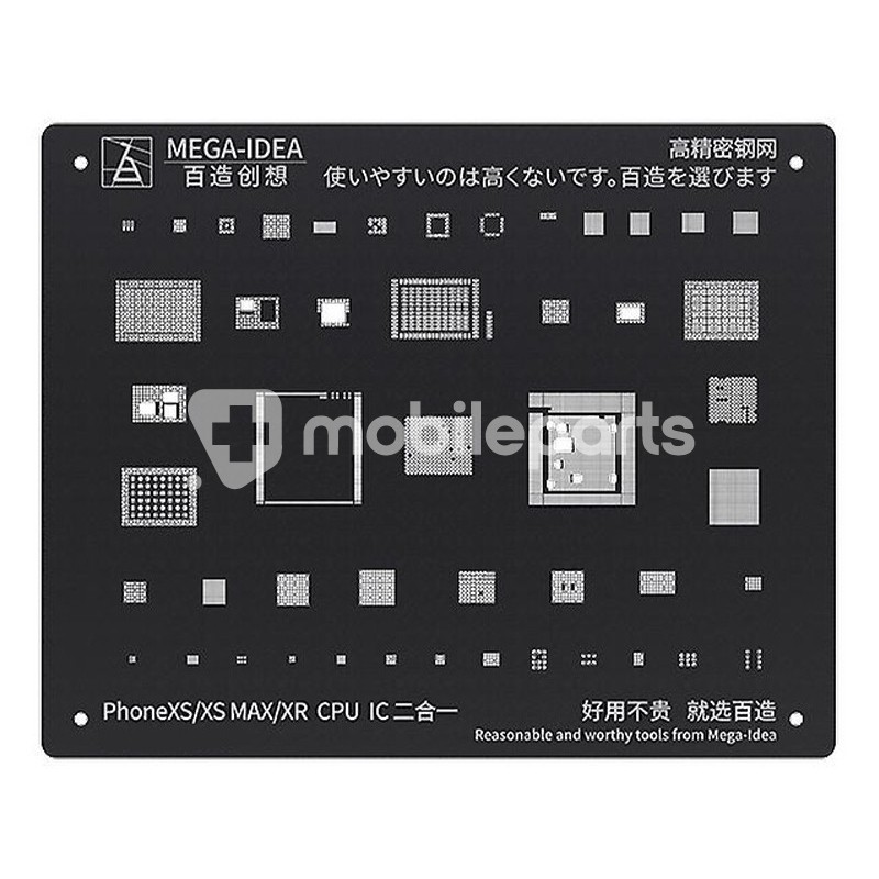 Qianli Reballing Black Stencil iPhone XS/XS Max/XR