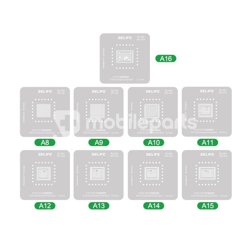 Relife RL-601MA CPU Reballing Stencil Platform A8 - A16