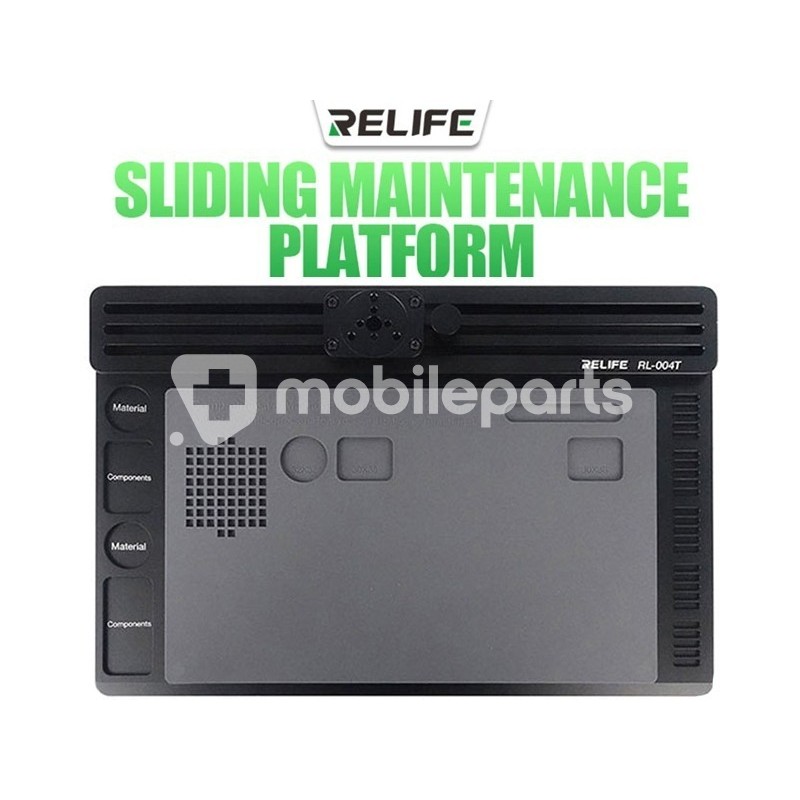 Relife RL-004T Aluminum Base + Sliding Microscope Support