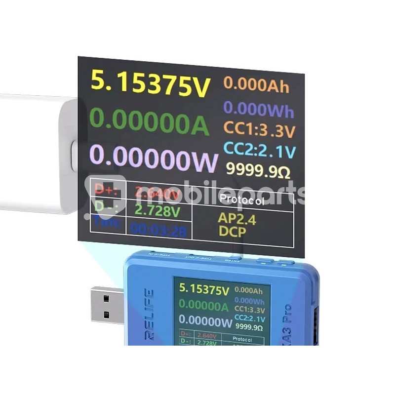 Relife RL-XA3 PRO USB Smart Tester