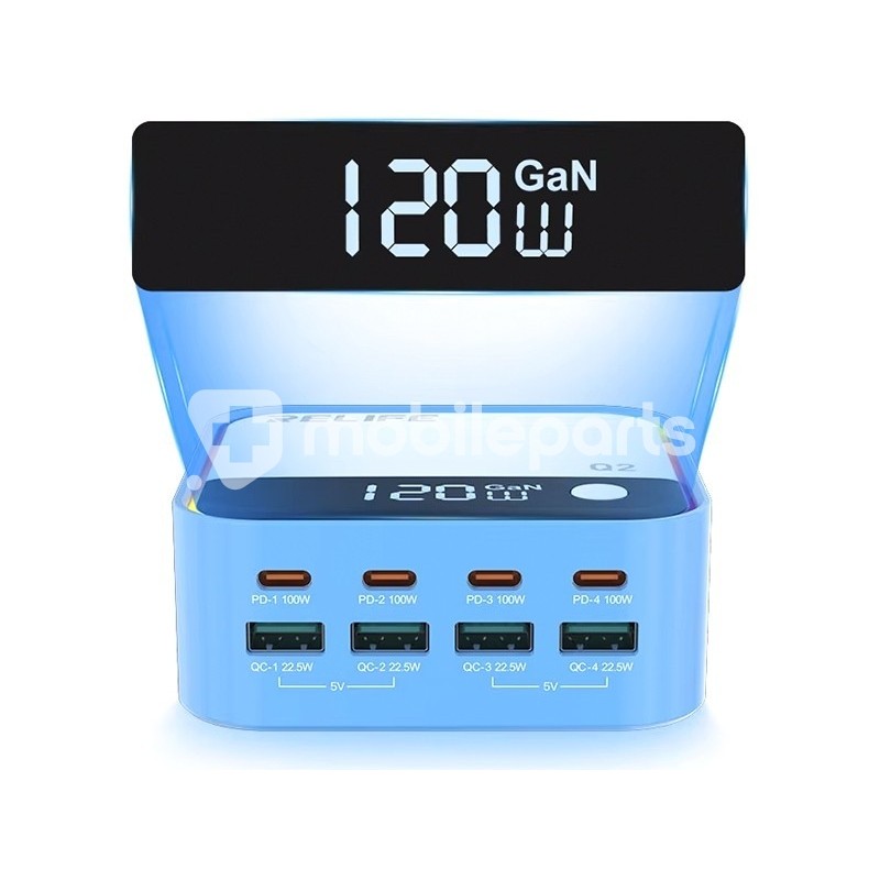RELIFE RL-Q2 Fast Charging PD 120w 8 Port