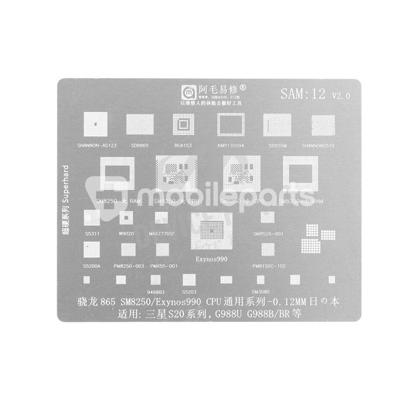 AMAOE Stencil SAMSUNG SAM12 v2.0