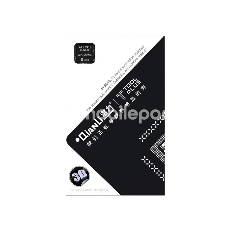 QianLi ToolPlus Black Stencil 3D iPhone 8 Power Logic Module